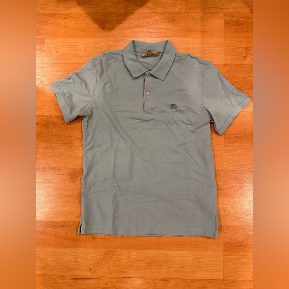 Burberry Light Gray Polo Shirt